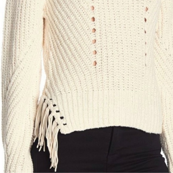 Joie Taelor Fringe Sweater - Picture 3 of 10